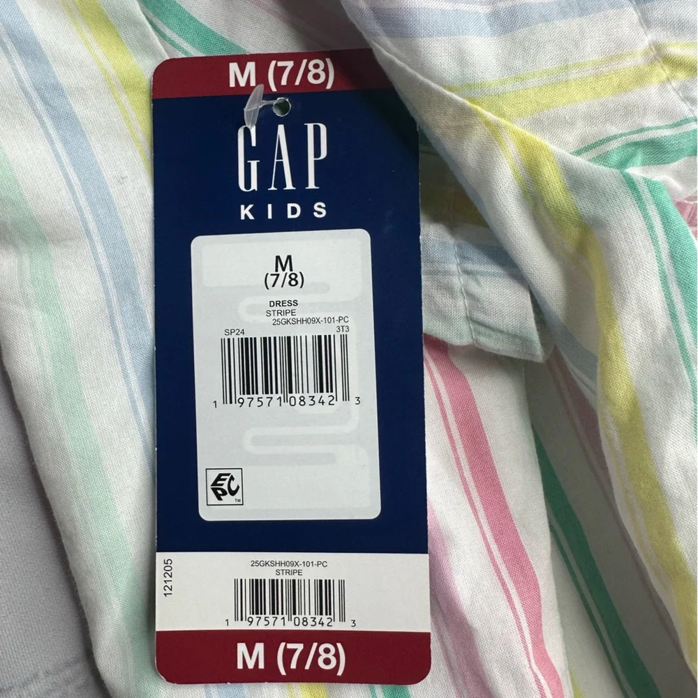 GAP Kid's Girl's 100% Cotton Short Sleeved Comfort Relaxed Fit Dress‎